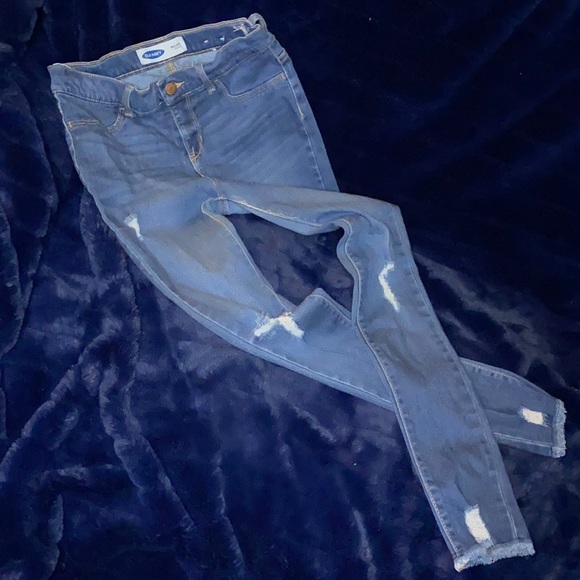 Old Navy Other - OLD NAVY. GIRLS BALLERINA JEGGINGS. DISTRESSED. MODEST HOLES. VERY STYLISH. SOFT